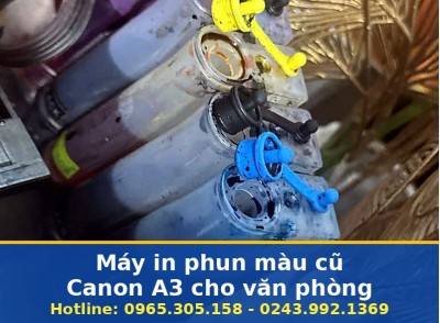 Máy In Phun Màu Cũ Canon A3 Cho Văn Phòng, Có Phiếu Bảo Hành