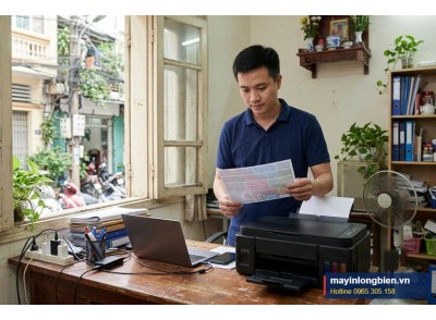 Máy in phun màu in bị sọc ngang: nguyên nhân, cách sửa