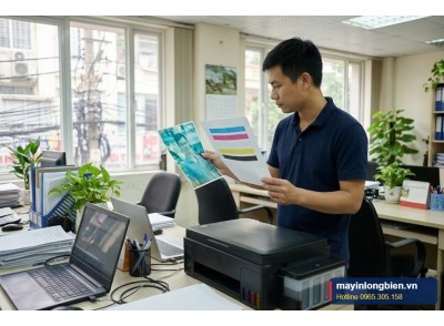 Máy in phun mất màu: tìm kênh tắc và sửa | Thần Vũ