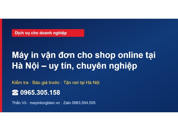 Máy in vận đơn cho shop online tại Hà Nội – uy tín, chuyê…