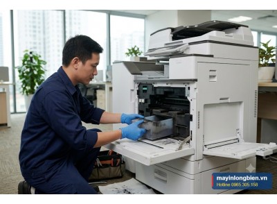 Máy Photocopy Báo Đầy Hộp Mực Thải: Cách Xử Lý Đúng | Thần Vũ