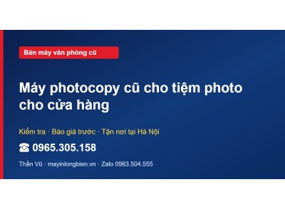 Máy photocopy cũ cho tiệm photo cho cửa hàng