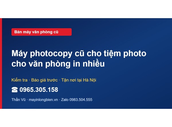 Máy photocopy cũ cho tiệm photo cho văn phòng in nhiều