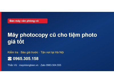 Máy photocopy cũ cho tiệm photo giá tốt