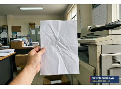 Máy Photocopy In Bị Nhăn Giấy, Gấp Mép, Cong Giấy: Cách Khắc Phục
