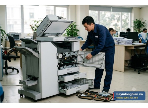 Máy Ricoh Báo Lỗi SC543, SC544: Quá Nhiệt Cụm Sấy | Thần Vũ