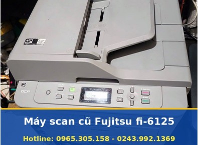 Máy Scan Cũ Fujitsu fi-6125 Quét Hai Mặt Tự Động Có Bảo Hành