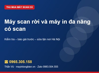 Máy scan rời bán lại khác máy in đa năng ra sao