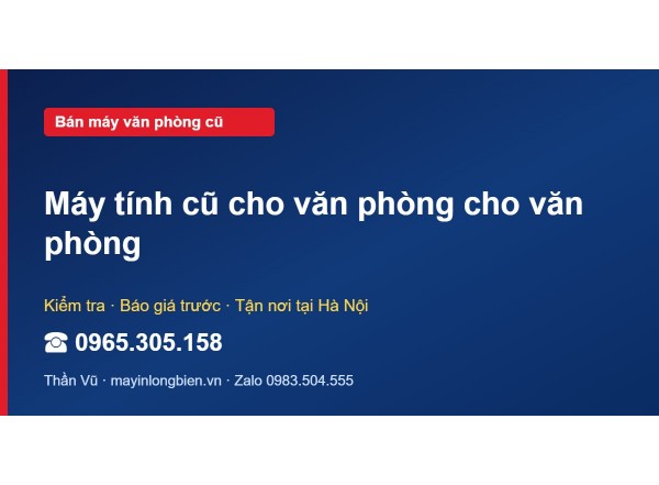 Máy tính cũ cho văn phòng cho văn phòng