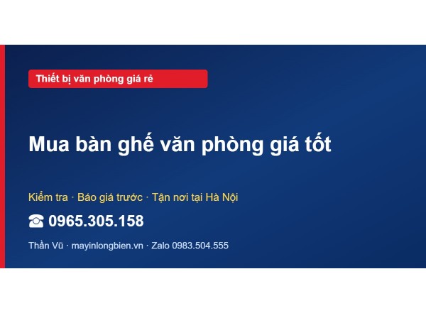 Mua bàn ghế văn phòng giá tốt