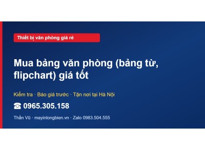 Mua bảng văn phòng (bảng từ, flipchart) giá tốt