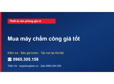 Mua máy chấm công giá tốt