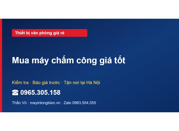 Mua máy chấm công giá tốt
