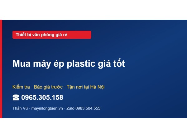 Mua máy ép plastic giá tốt