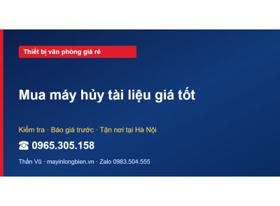 Mua máy hủy tài liệu giá tốt