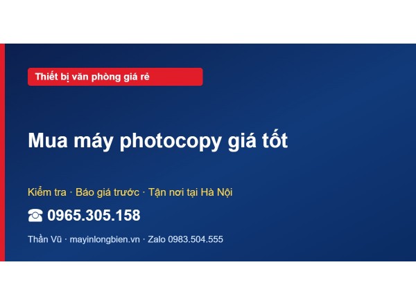 Mua máy photocopy giá tốt