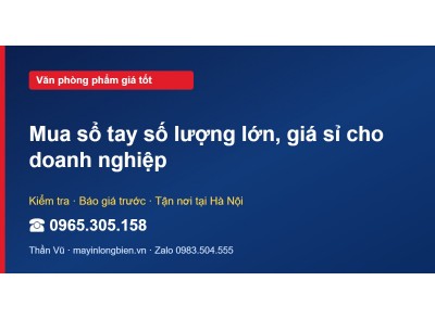 Mua sổ tay số lượng lớn, giá sỉ cho doanh nghiệp