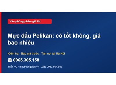 Mực dấu Pelikan: có tốt không, giá bao nhiêu