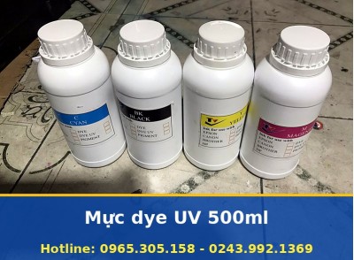 Mực Dye UV 500ml Cho Máy In Phun Màu Đúng Loại, Rõ Nguồn Gốc