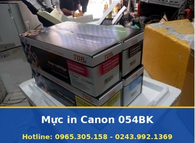 Mực In Canon 054BK Cho MF640C Đến MF644Cdw, Nạp Hay Thay Hộp