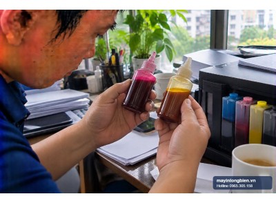 Đổi mực pigment và dye Epson có hỏng đầu phun? | Thần Vũ