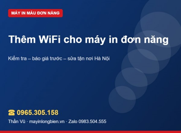 Print server máy in: thêm WiFi cho máy USB | Thần Vũ