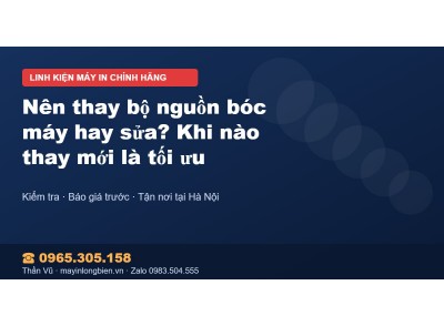 Nên thay bộ nguồn bóc máy hay sửa? Khi nào thay mới là tố…