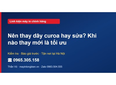 Nên thay dây curoa hay sửa? Khi nào thay mới là tối ưu