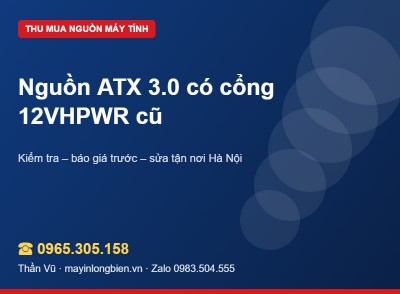Nguồn ATX 3.0 cũ cổng 12VHPWR: lưu ý khi bán | Thần Vũ