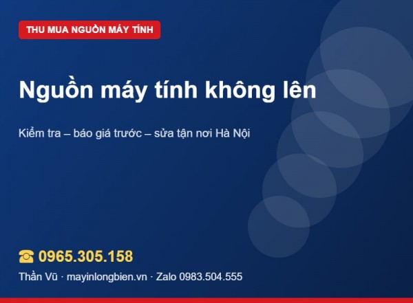 Nguồn máy tính chết có được thu mua không | Thần Vũ