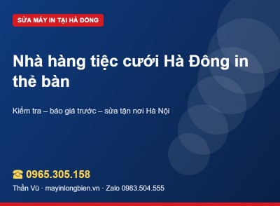 In thẻ tên bàn tiệc cưới không lỗi phút chót | Thần Vũ
