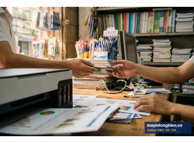 Máy in dịch vụ văn phòng phẩm: file lỗi, kẹt giấy