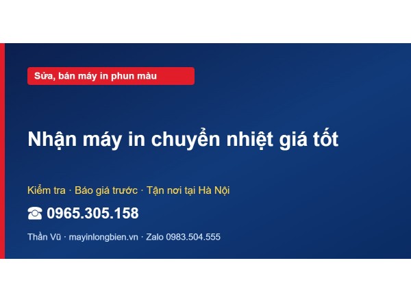 Nhận máy in chuyển nhiệt giá tốt