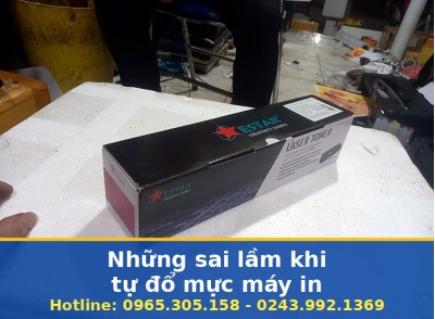 Những Sai Lầm Khi Tự Đổ Mực Máy In Tại Nhà, Tránh Hỏng Trống