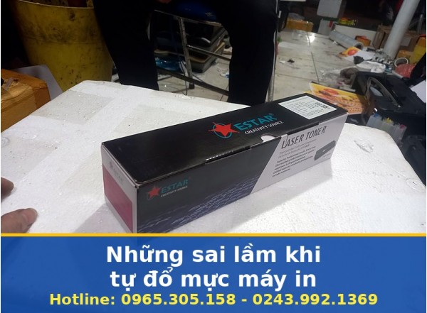 Những Sai Lầm Khi Tự Đổ Mực Máy In Tại Nhà, Tránh Hỏng Trống