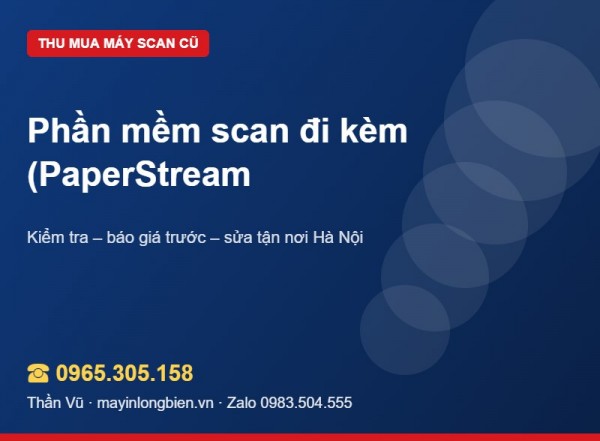 Phần mềm máy scan khi bán: gỡ hay chuyển giao | Thần Vũ