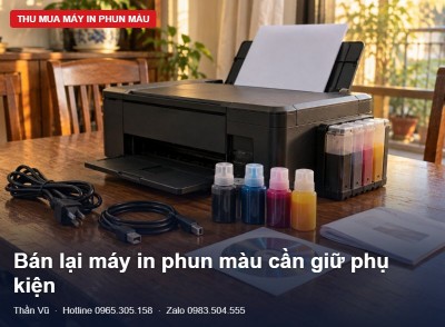 Phụ kiện cần giữ khi bán máy in phun màu | Thần Vũ