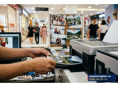 Quầy in ảnh trung tâm thương mại: sửa máy, máy dự phòng
