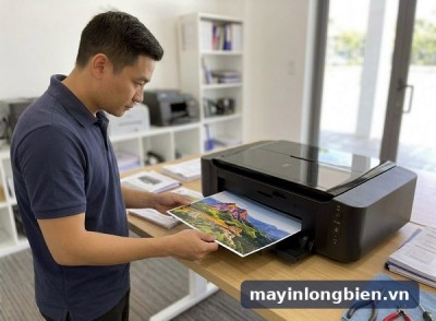 Sửa máy in ảnh quầy TTTM Trần Duy Hưng: sọc ảnh, kẹt giấy