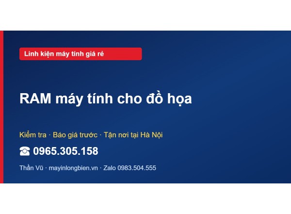 RAM máy tính cho đồ họa