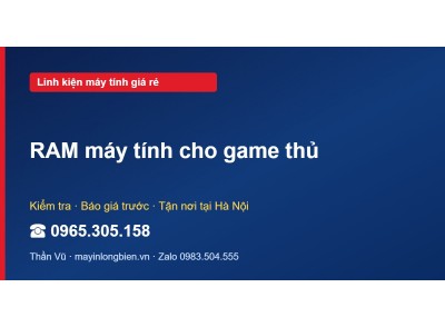 RAM máy tính cho game thủ