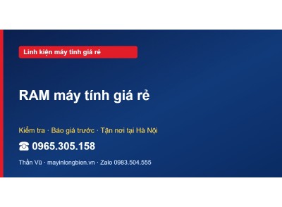 RAM máy tính giá rẻ