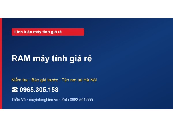 RAM máy tính giá rẻ