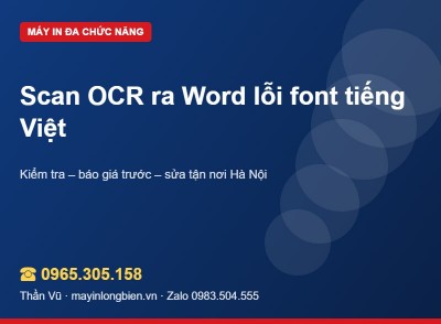 Scan OCR tiếng Việt ra Word lỗi font: cách sửa | Thần Vũ