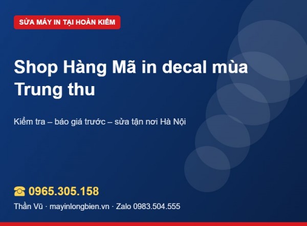 Máy in hàng mã quá tải mùa Trung thu, Tết | Thần Vũ