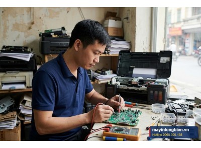 Sửa board máy in phun màu: chập, lỗi mainboard | Thần Vũ