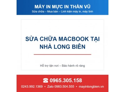 Sửa chữa macbook tại nhà Long Biên Hà Nội