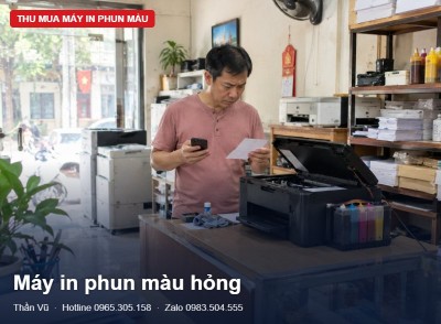 Sửa hay bán máy in phun màu hỏng? | Thần Vũ