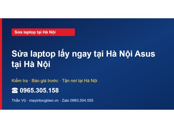 Sửa laptop lấy ngay tại Hà Nội Asus tại Hà Nội