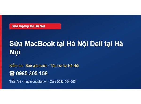 Sửa MacBook tại Hà Nội Dell tại Hà Nội